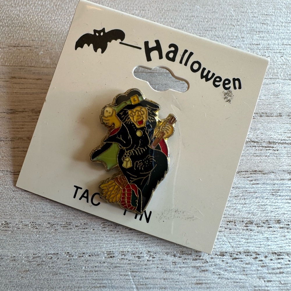 Vintage Witch Pin